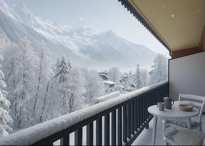 Comfort Nature And Exceptional Mont Blanc View Daire Chamonix
